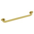 Kingston Brass 20.81 L, Contemporary, Brass, GDR814187 Silver Sage 18" X 1-1/4" OD ADA Grab Bar, Brushed Brass GDR814187